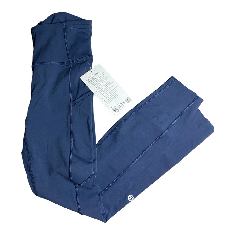 NWT: Lululemon Fast and Free 25” True Navy Leggings- Women’s Size 4
